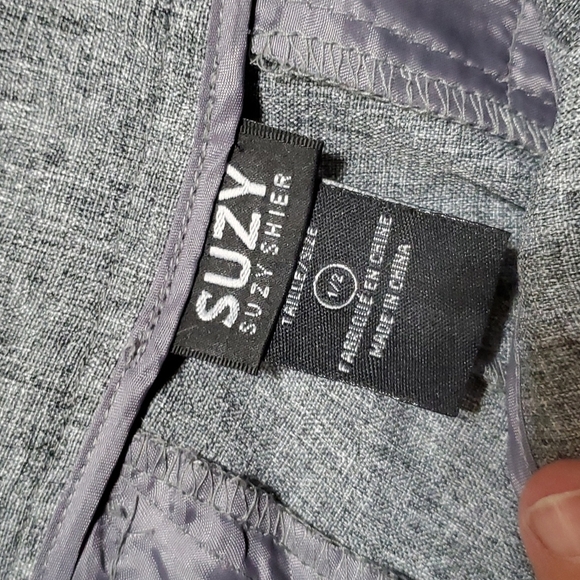 Suzy new with tags straight leg grey trouser pants - Picture 5 of 11